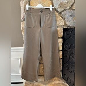 NWOT Maeve Colette Faux Leather pant